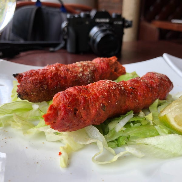 Come for the cash-only 50% off lunch special. Really good deal to try a lot of their appetizers, like the seekh kebab and chicken tikka.