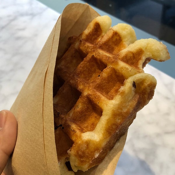 Coffee is as good as you’d expect, but the liege waffle is the real MVP