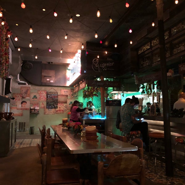 They may be known for their tortas, but their burritos are awful. The ambience here is pretty cool though. If you’re here, try their 3 bottled salsas from the counter.