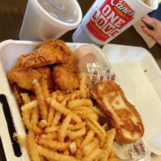 Photo taken at Raising Cane&#39;s Chicken Fingers by Ana B. on 1/6/2013