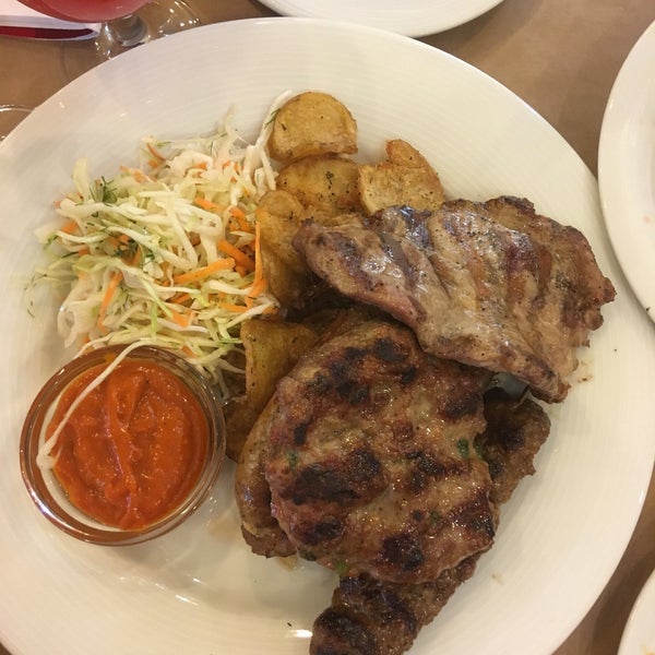 Very good authentic place. The staff speaks English and that is a good option for Sofia. Take small meat plate for 3-4 people. My choice- red peppers with cheese