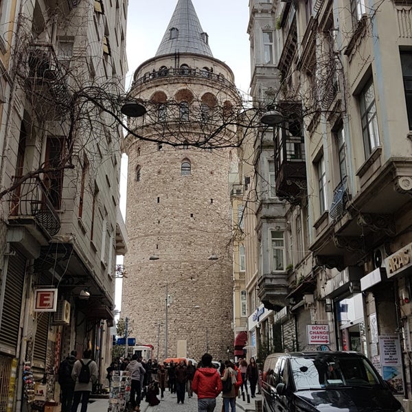 Photo taken at Galata Tower by Serhat K. on 1/28/2018