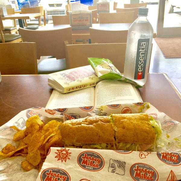 Photo taken at Jersey Mike&#39;s Subs by T. Frank S. on 4/13/2017