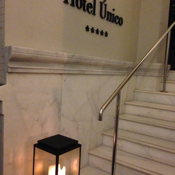 Photo taken at Hotel Único Madrid by Jorge A. on 4/5/2013
