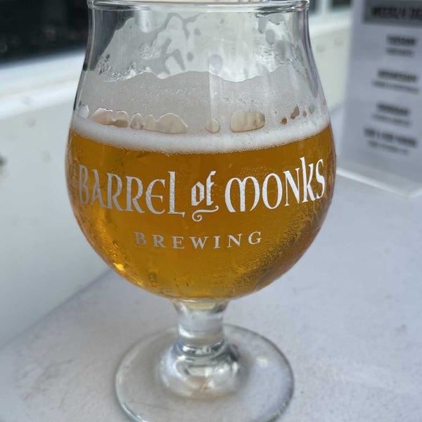Photo taken at Barrel of Monks Brewing by Jay on 9/4/2021