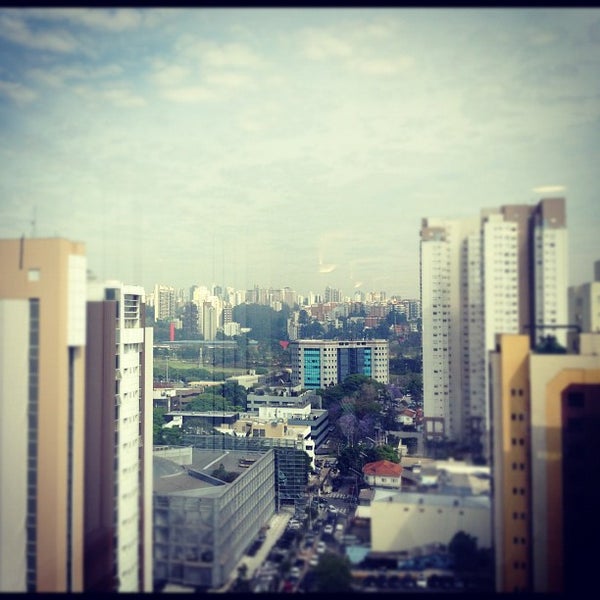 Photo taken at TRYP São Paulo Nações Unidas Hotel by Andre R. on 10/16/2012