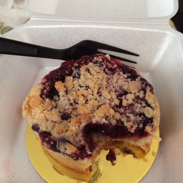 The blueberry crumb tart. So delicious!!!!