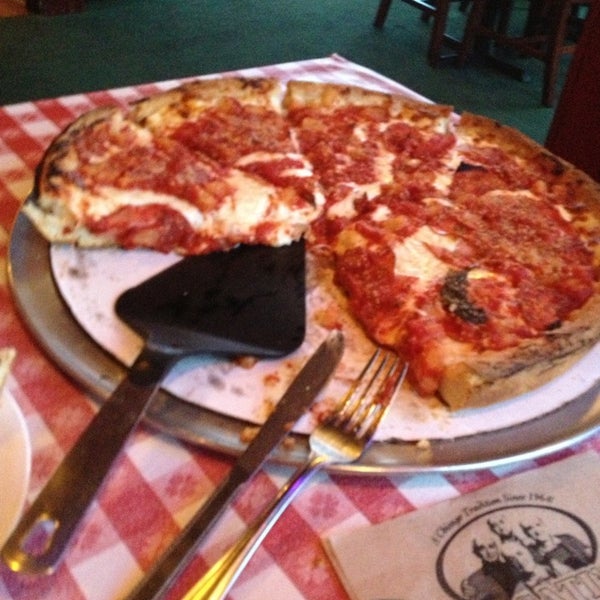 Photo taken at Rosati&#39;s Pizza by maria s. on 1/27/2013