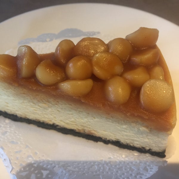 Macadamia Salted caramel cake. It's really yummy! Worth the calories.