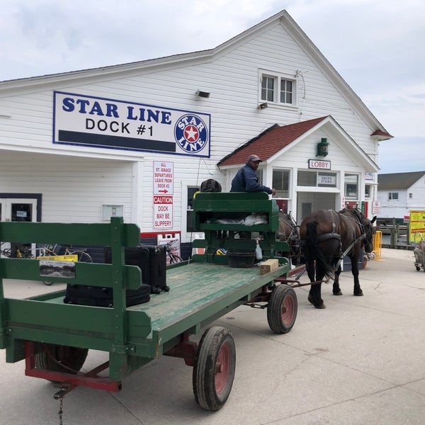 Star Line Mackinac Island HydroJet Ferry Mackinac Island Dock