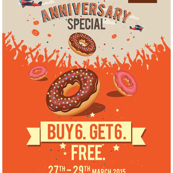 Its anniversary time at Mad Over Donuts - India’s most favorite Donut Brand, and you are invited at #InfinitiMall.