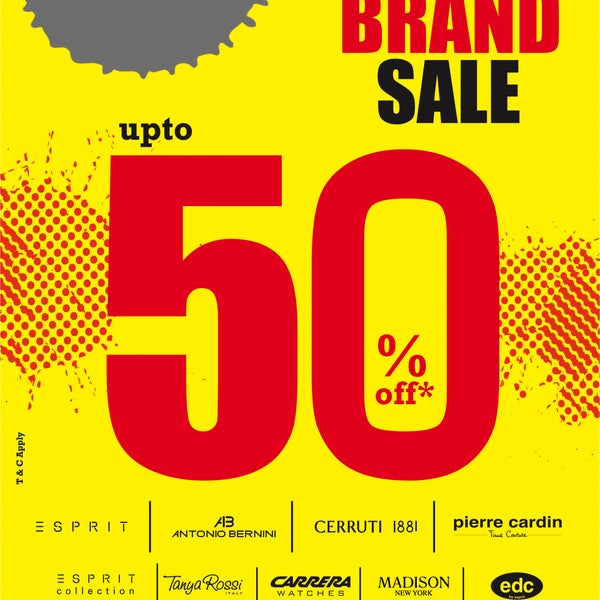 Celio* End of Season Sale just got bigger with a Flat 50% off at #InfinitiMall. Valid only this weekend. Hurry!