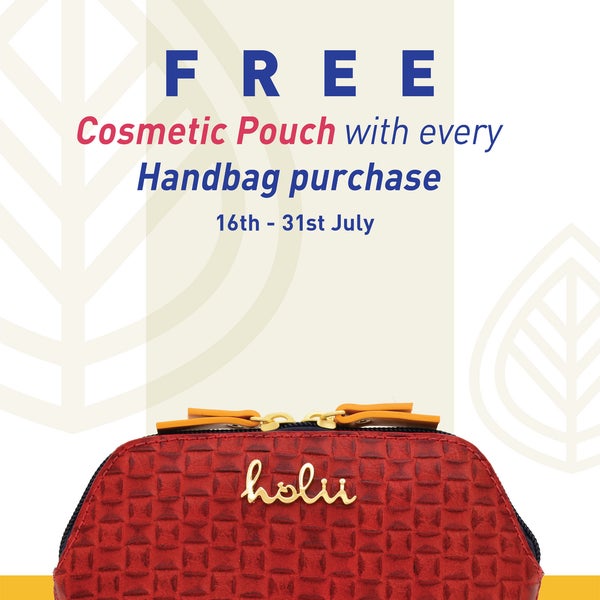 Last two days left for you to enjoy the fabulous offer! Grab the beautiful Holii cosmetic pouch today only at #InfinitiMall- Malad. *T&C apply