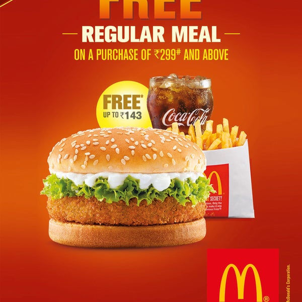 Weekend feast is here! Check out an amazing offer at McDonald's in #InfinitiMall. *T&C apply