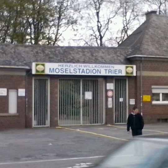 Photo taken at Moselstadion Trier by Seven C. on 4/8/2012