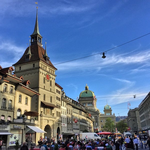 Photo taken at Waisenhausplatz by Vasin P. on 4/15/2015