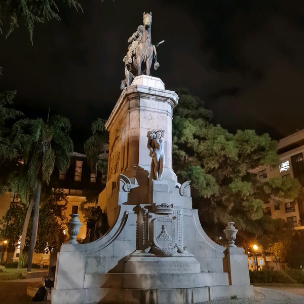 Photo taken at Plaza Zabala by Santiago T. on 2/9/2021