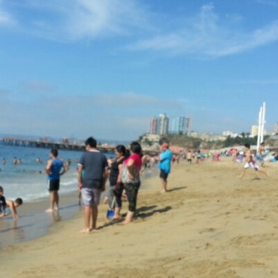 Photo taken at Playa Caleta Portales by David V. on 12/31/2012