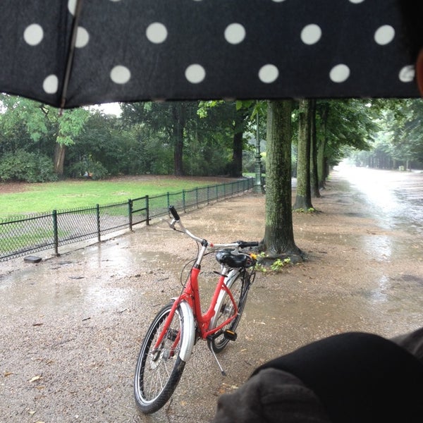 Perfect place to get a ride even on a rainy day
