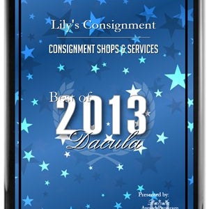 Lily's Consignment Boutique Receives 2013 Best of Dacula Award