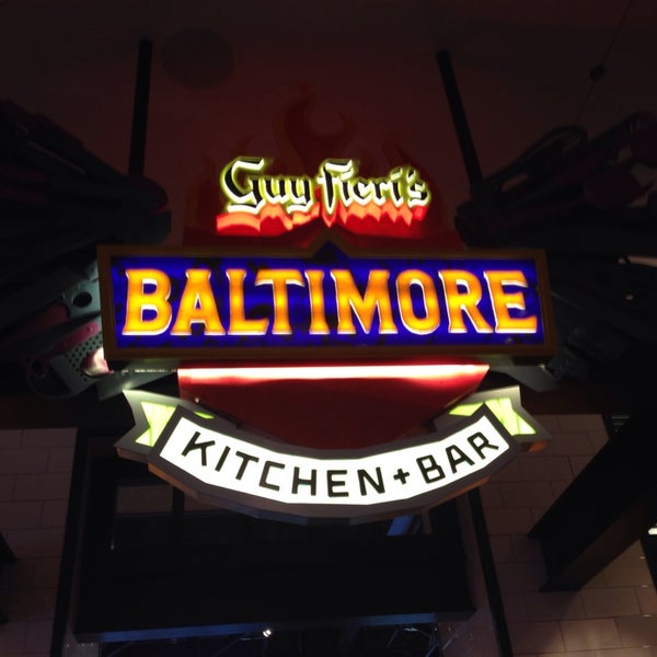 Photo taken at Guy Fieri&#39;s Baltimore Kitchen + Bar by Deena D. on 8/18/2014