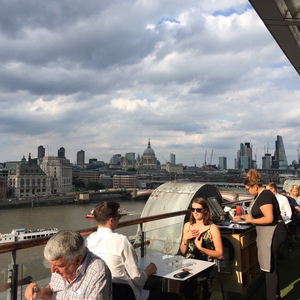 Photo taken at OXO Tower Brasserie by Bryce B. on 7/9/2017