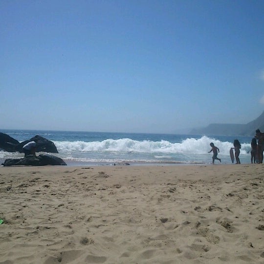 Photo taken at Playa Grande Quintay by Yarella A. on 2/4/2013