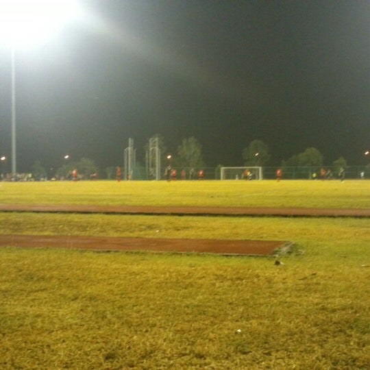 Photo taken at Stadium proton city by Muhammad A. on 2/12/2014