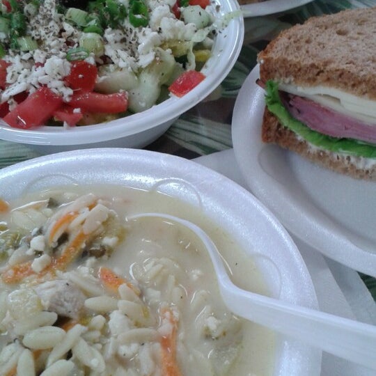 Photo taken at Woody&#39;s Famous Salads &amp; Sandwich by LinaKatyy M. on 4/5/2014