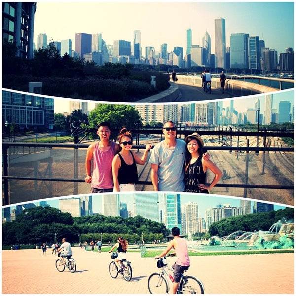 Checkin on Yelp for 10% off! Bike along the Lakefront trail for an awesome scenic ride. Go south. :)