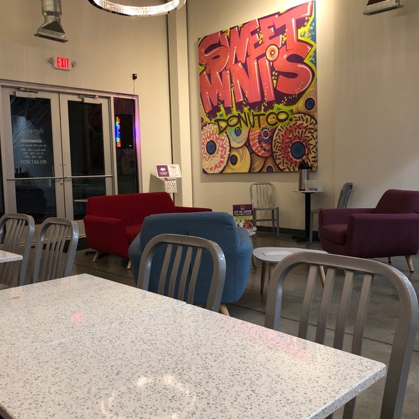 Photo taken at Sweet Mini&#39;s Donut Company by Ryan S. on 2/25/2018