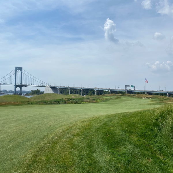 Photo taken at Trump Golf Links at Ferry Point by Matt W. on 6/8/2021