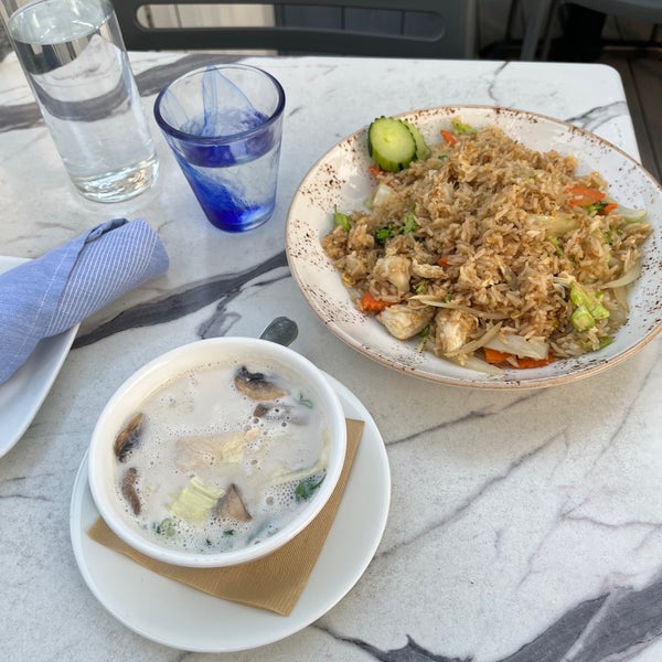 Tom Kha soup was fresh and tasty. Crab fried rice was vibrant with generous amount of meat and with perfectly cooked vegetables. I’ll come back!