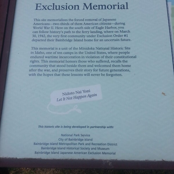 5/20/2013にDiane M.がBainbridge Island Japanese American Exclusion Memorialで撮った写真