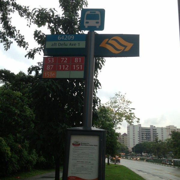Bus Stop 649 Aft Defu Ave 1 Hougang 0 Conseils