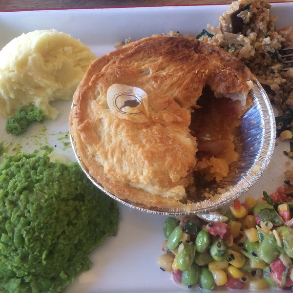 Photo taken at Fork-In Aussie Pie Kitchen, Santa Monica by Valeria S. on 1/25/2015