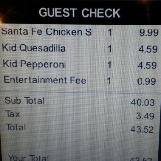 They charge an entertainment fee of .99 !  This is a rip off and crap
