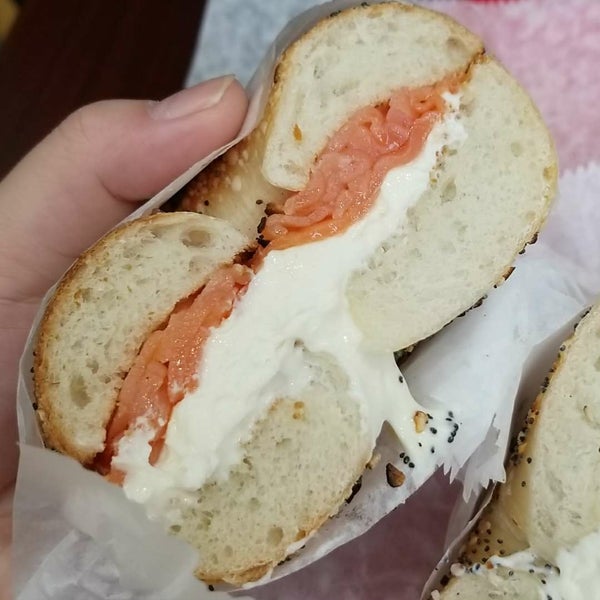 The salmon bagel was good. The bagel was warm, crisp & fresh. Would definitely go back and recommend to others<3