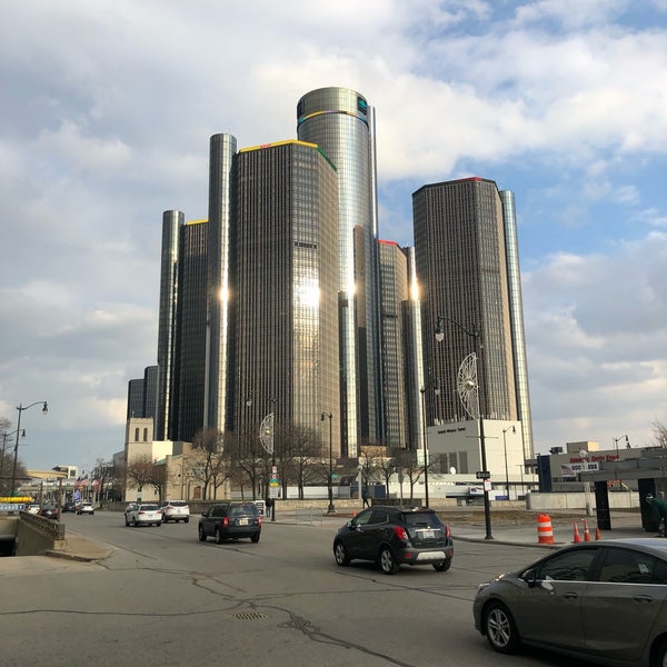 Photo taken at GM Renaissance Center by Greg S. on 12/26/2018