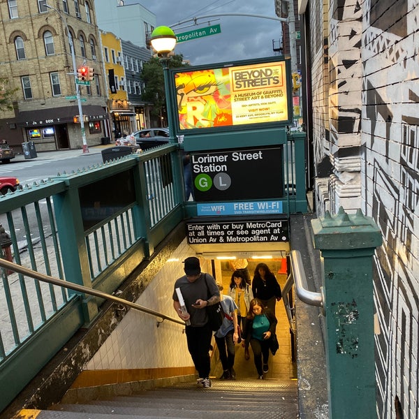 Photos at MTA Subway Lorimer St (L) Metro Station in East Williamsburg