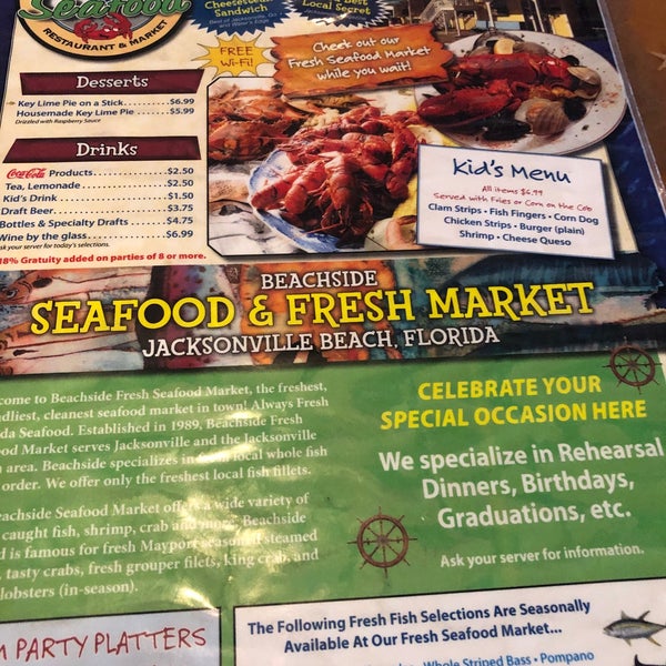 2/23/2020 tarihinde Janet K.ziyaretçi tarafından Beachside Seafood Restaurant &amp; Market'de çekilen fotoğraf