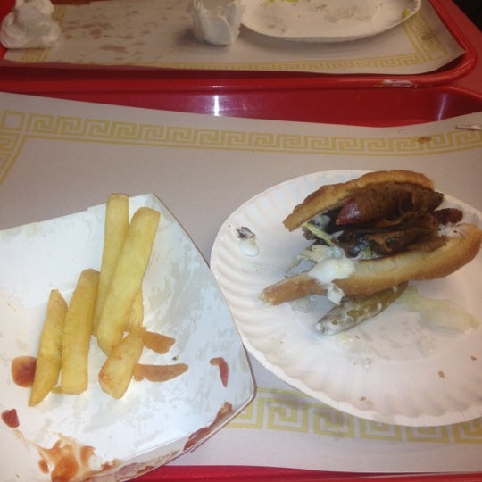 Photo taken at Mr. J&#39;s Dawg &amp; Burger by Kekei V. on 1/9/2013