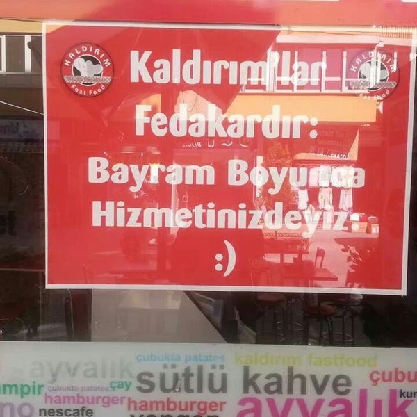 Снимок сделан в Kaldırım Fast Food пользователем ahmet C. 10/14/2013