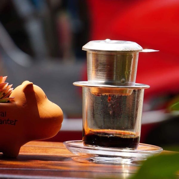 Phin coffee ( traditional Vietnamese coffee)