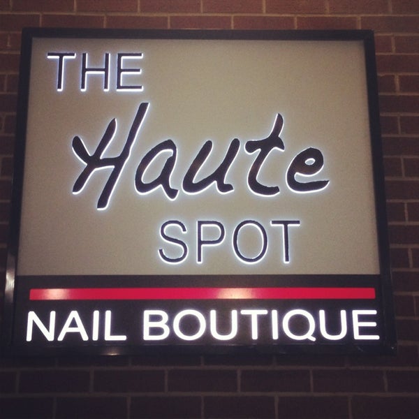 Photo taken at The Haute Spot Nail Boutique by David V. on 1/25/2013