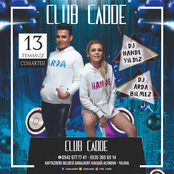 Photo taken at Club Cadde by Abdurrahim E. on 7/13/2019