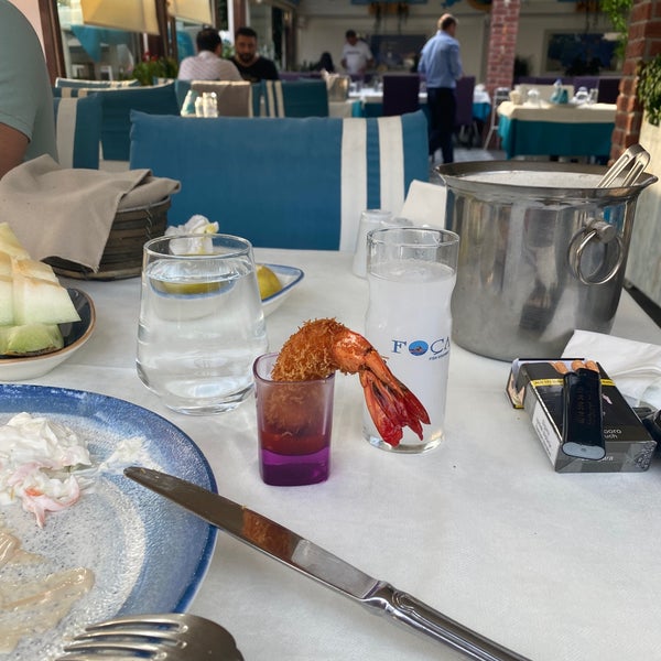 6/22/2022 tarihinde Eren Ö.ziyaretçi tarafından Foça Fish Gourmet'de çekilen fotoğraf
