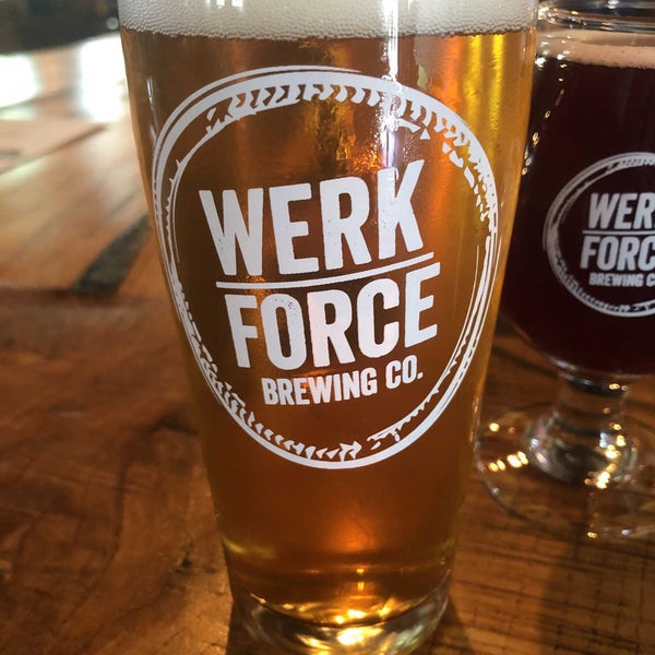 Photo taken at Werk Force Brewing Co. by Bob P. on 7/24/2022