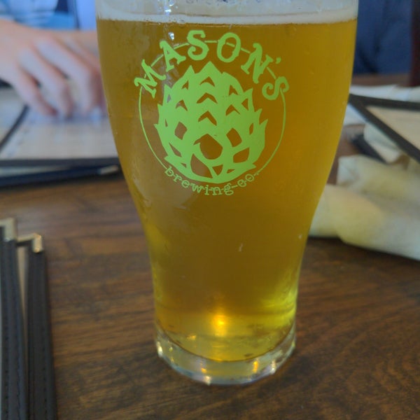 Photo taken at Masons Brewing Company by Jeff G. on 7/10/2021