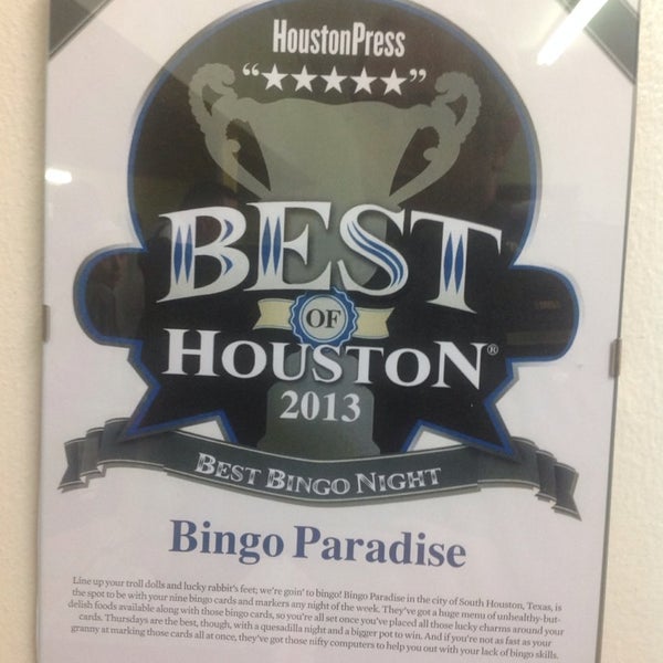 Bingo Paradise Houston South Houston, TX